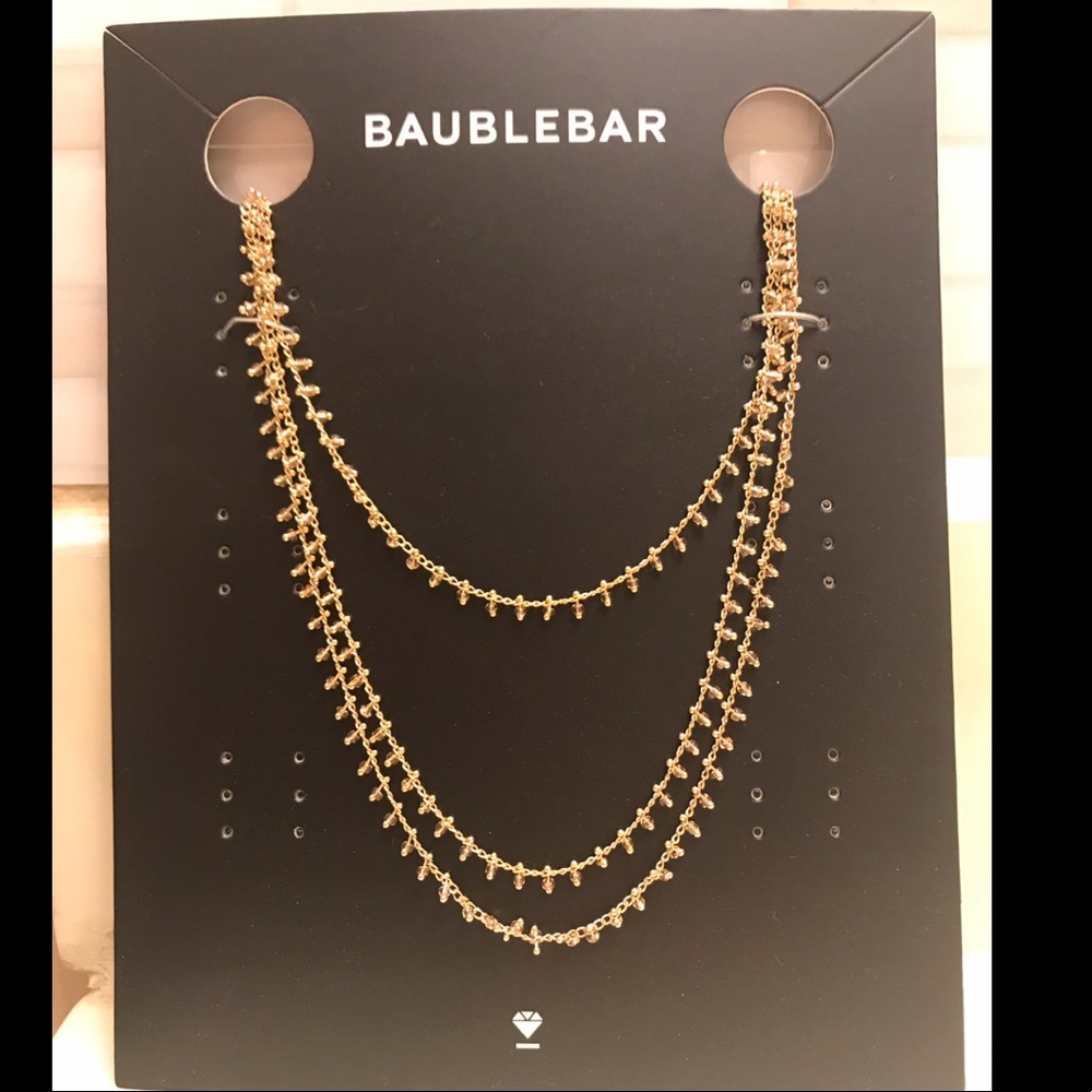 BNWT Baublebar Gold Necklace